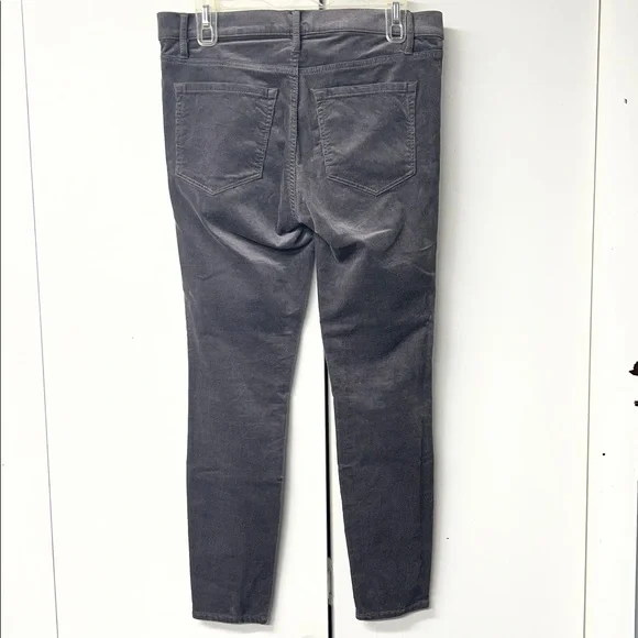 LOFT Charcoal Corduroy Modern Skinny Trousers - Picture 4 of 6